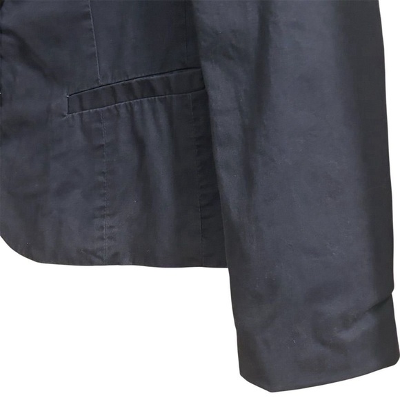 American Eagle Women's Navy Blue Blazer Jacket Size M Button-Front - Picture 3 of 10